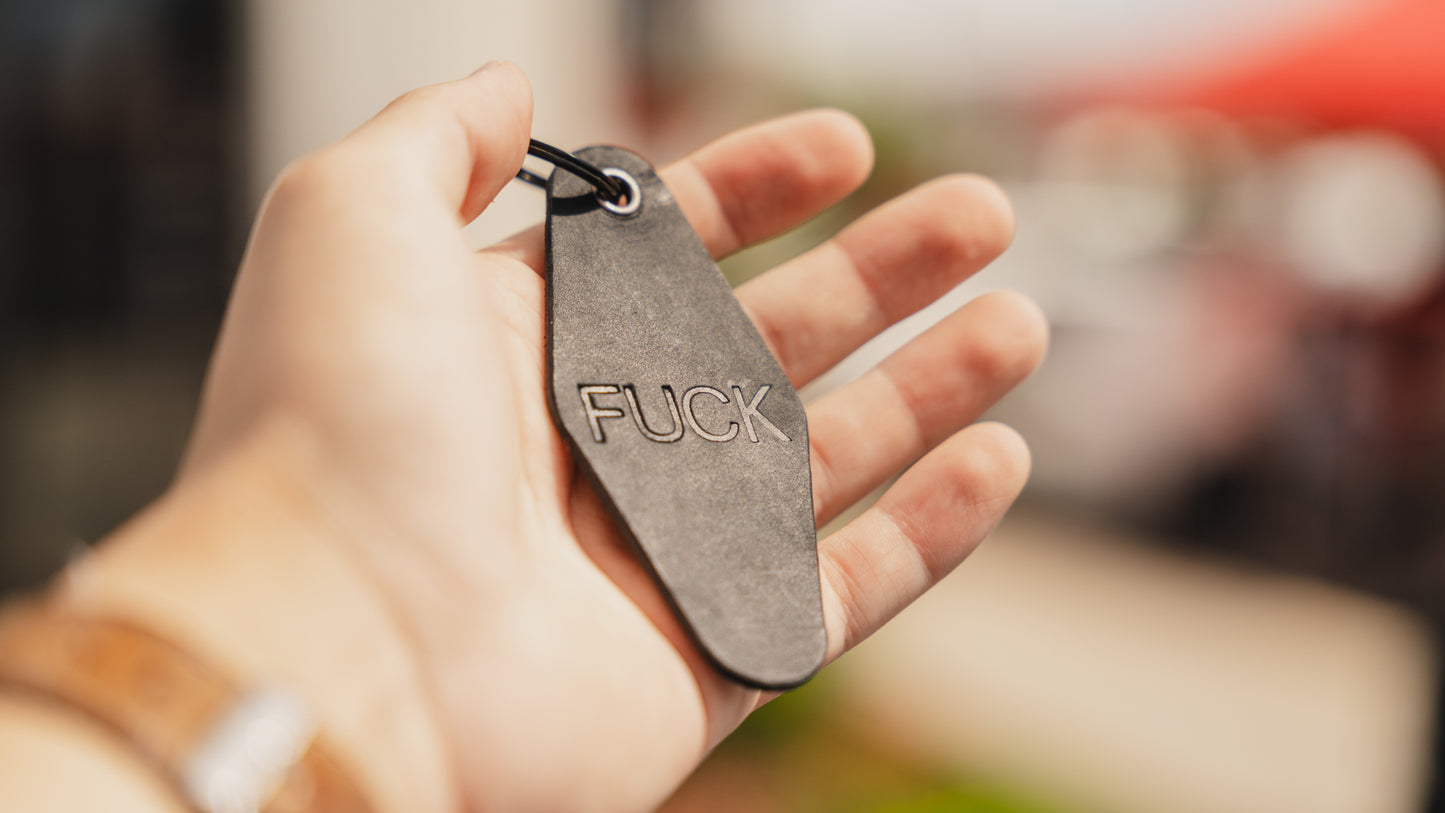 Fuck Motel Style Keychain