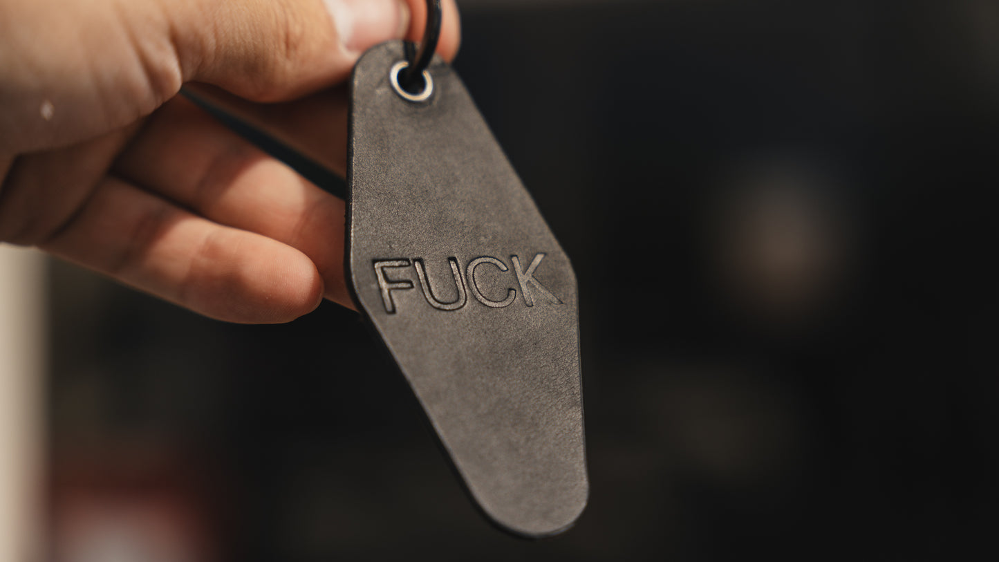 Fuck Motel Style Keychain