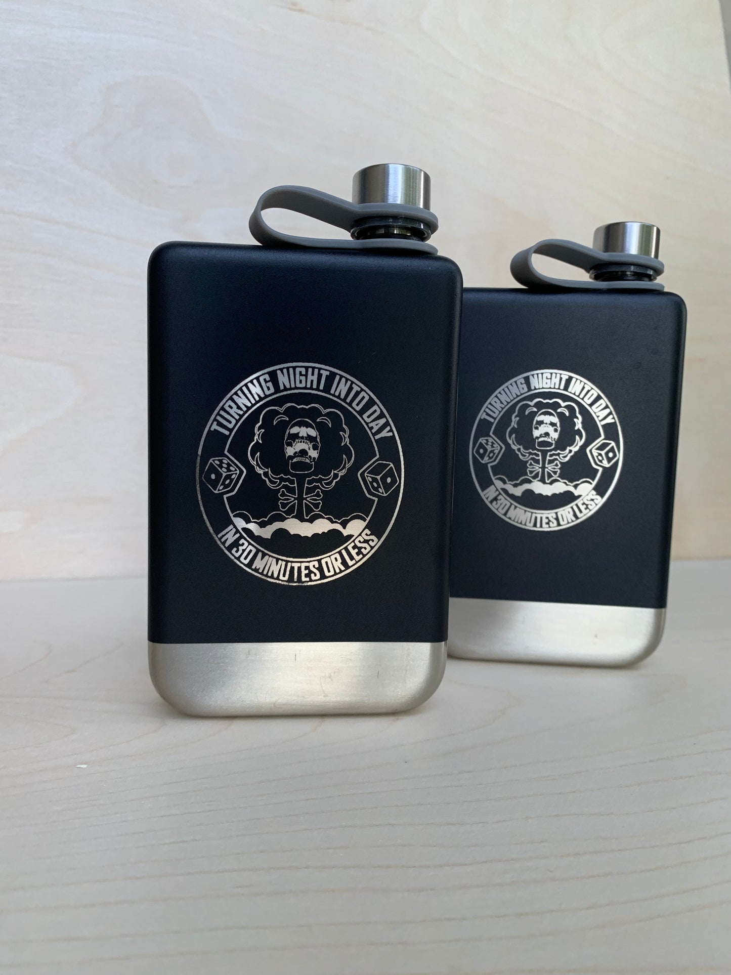 Sentinel Signature Engraved 8oz Stainless Steel Flask