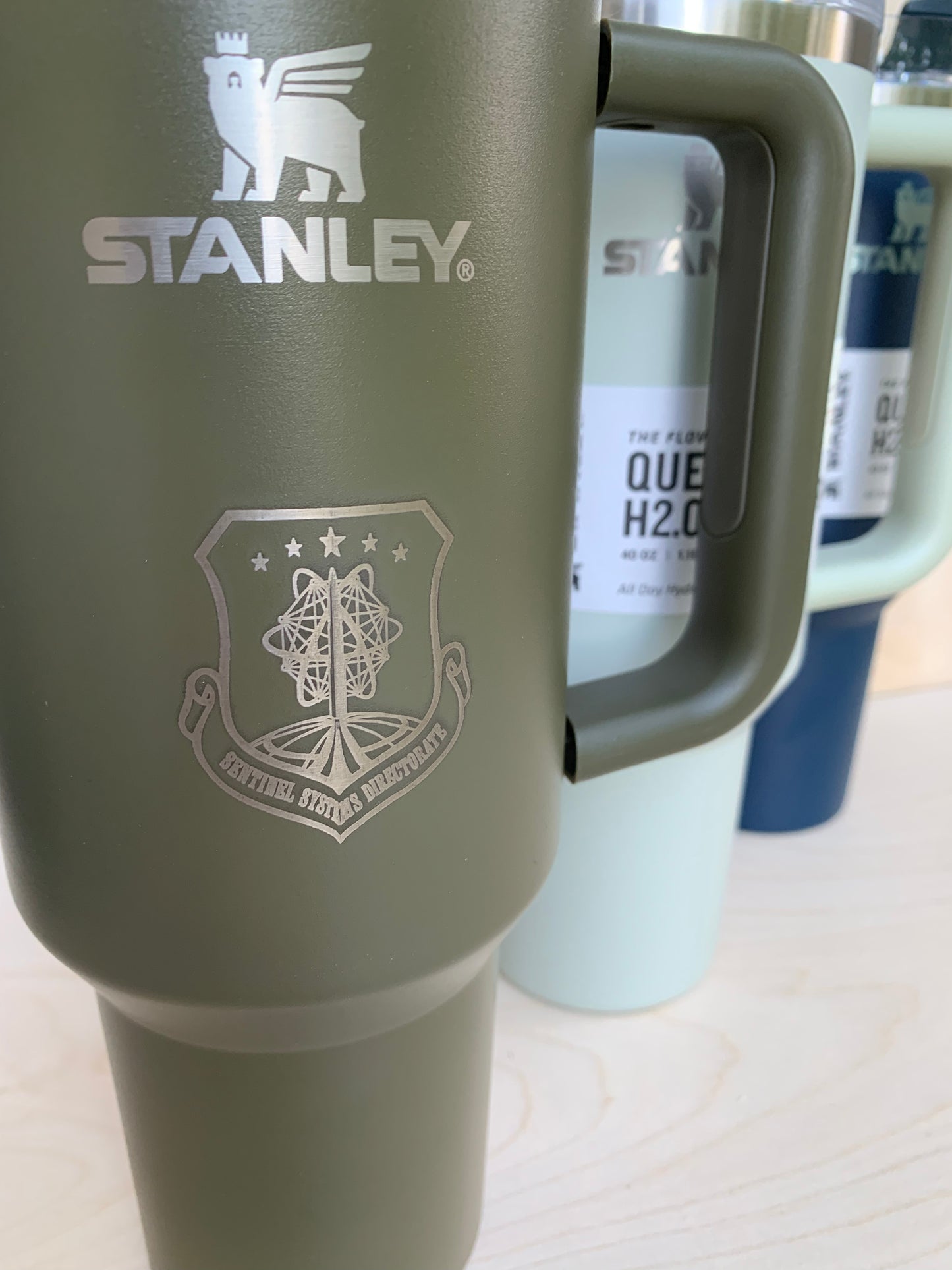 Sentinel Elite Engraved Stanley 40oz H2O Flowstate Quencher Tumbler