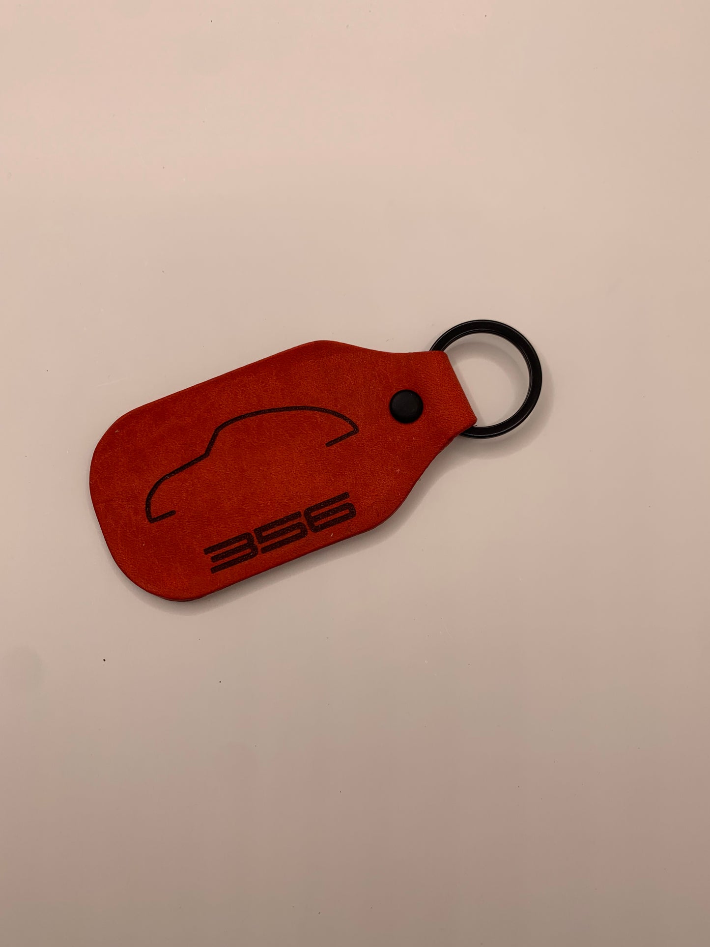 Porsche 356 Outline Keychain
