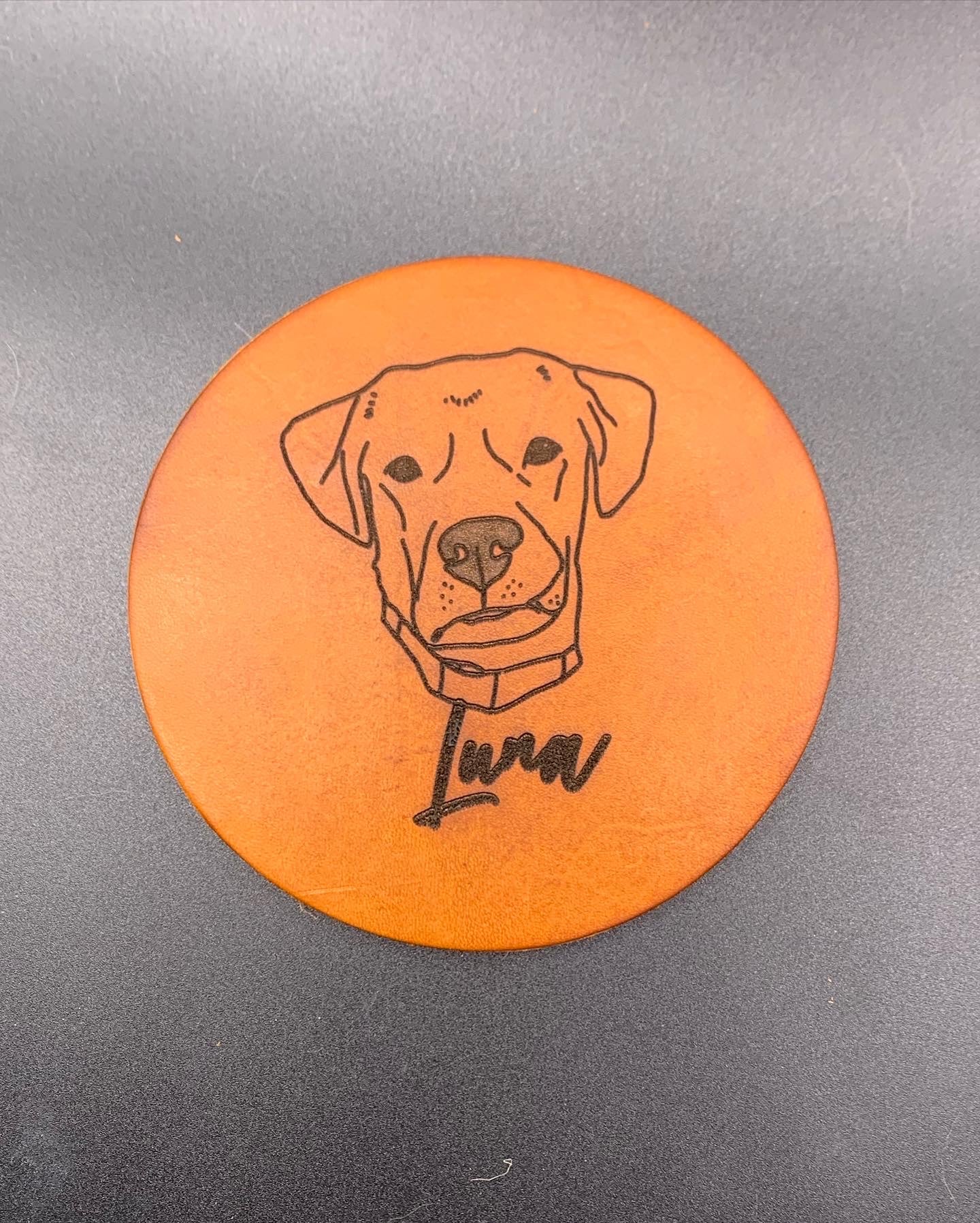 Custom Pet Portrait Coaster