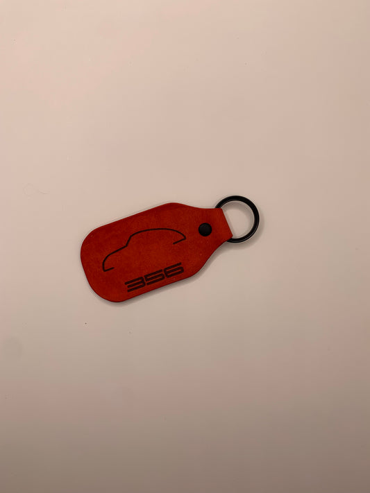 Porsche 356 Outline Keychain